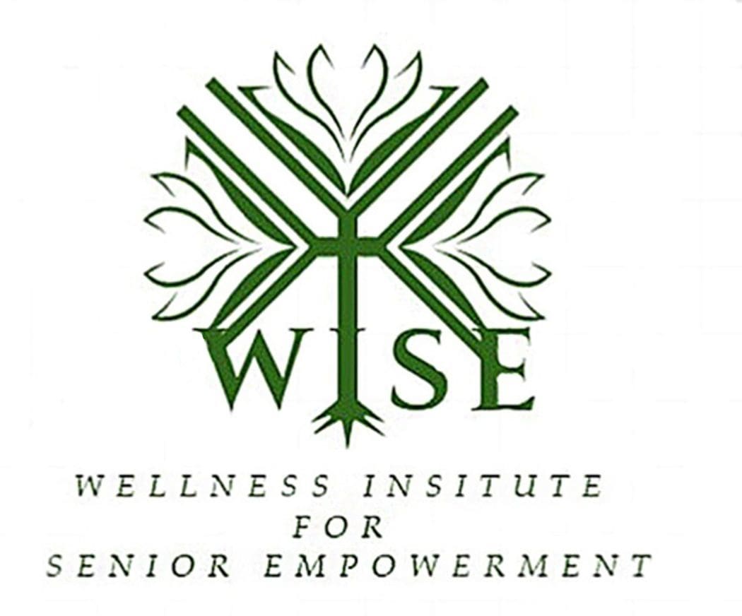 Logo of Wellness Institute for Senior Empowerment with green and brown design.